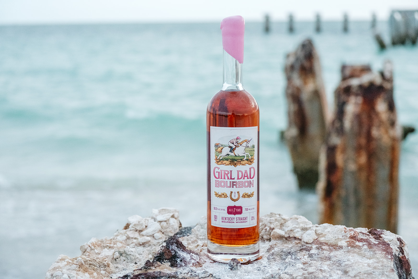 Girl Dad Bourbon sunset celebration
